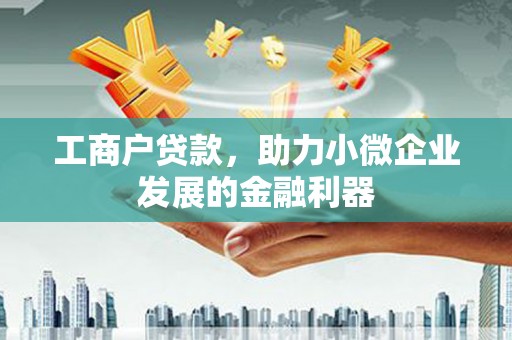 大涌工商户贷款，助力小微企业发展的金融利器