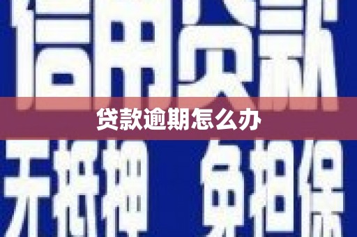 大涌贷款逾期怎么办