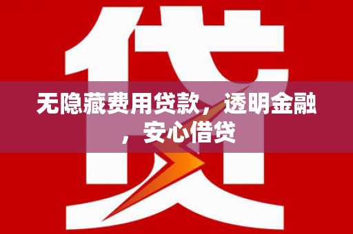 大涌无隐藏费用贷款，透明金融，安心借贷