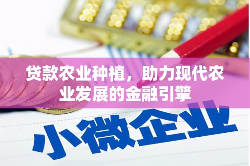 大涌贷款农业种植，助力现代农业发展的金融引擎