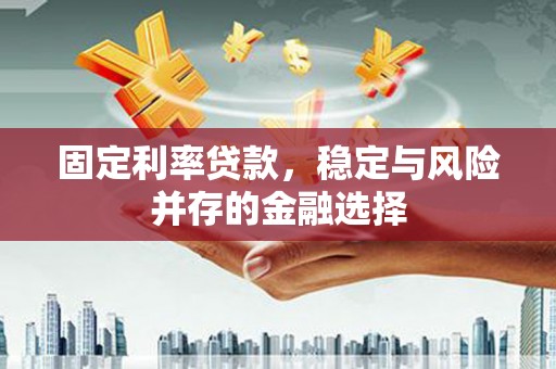 大涌固定利率贷款，稳定与风险并存的金融选择