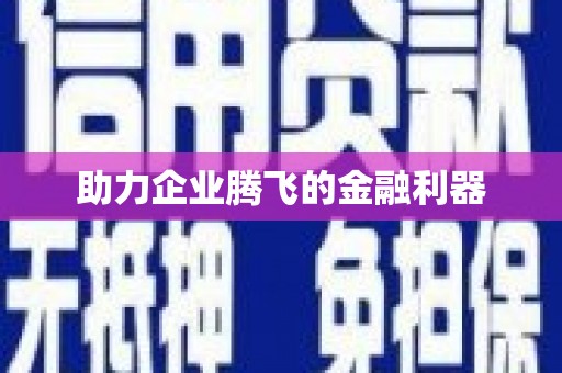 大涌助力企业腾飞的金融利器