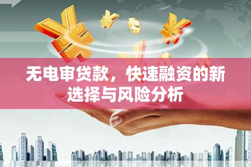 大涌无电审贷款，快速融资的新选择与风险分析