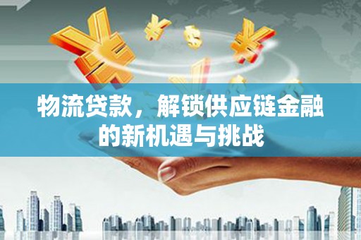 大涌物流贷款，解锁供应链金融的新机遇与挑战