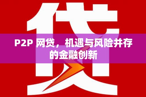 大涌P2P 网贷，机遇与风险并存的金融创新